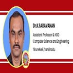 Interview Dr K Saravanan Assistant Professor and HOD CSE at Anna University Of Technology Tirunelveli